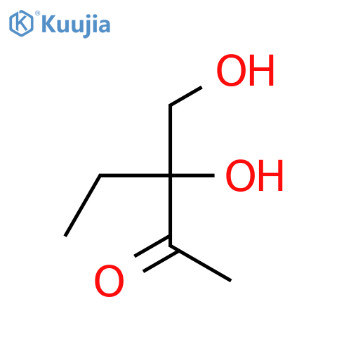 2-Pentanone,3-hydroxy-3-(hydroxymethyl)- structure