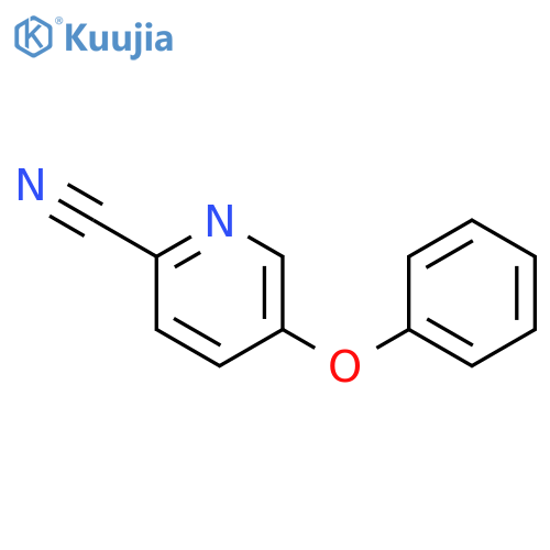 5-phenoxypyridine-2-carbonitrile structure