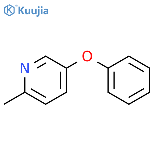 2-METHYL-5-PHENOXY-PYRIDINE structure