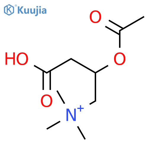 1-Propanaminium, 2-(acetyloxy)-3-carboxy-N,N,N-trimethyl- structure