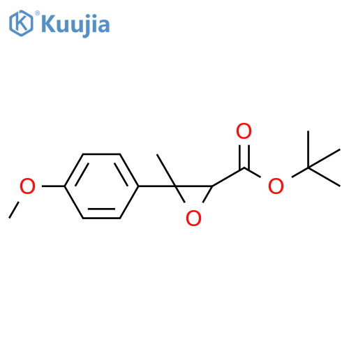 Oxiranecarboxylic acid, 3-(4-methoxyphenyl)-3-methyl-,1,1-dimethylethyl ester structure