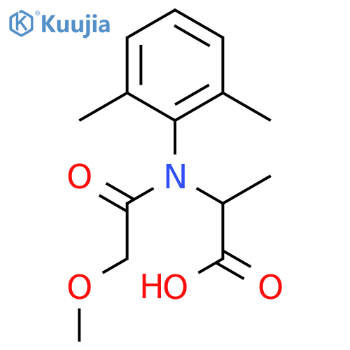 L-Alanine, N-(2,6-dimethylphenyl)-N-(methoxyacetyl)- structure