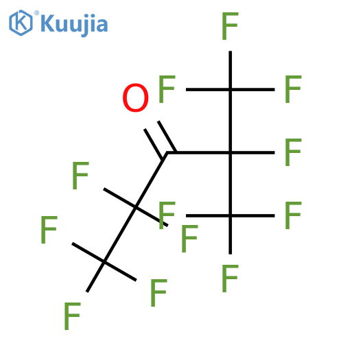 Perfluoro(2-methyl-3-pentanone) structure