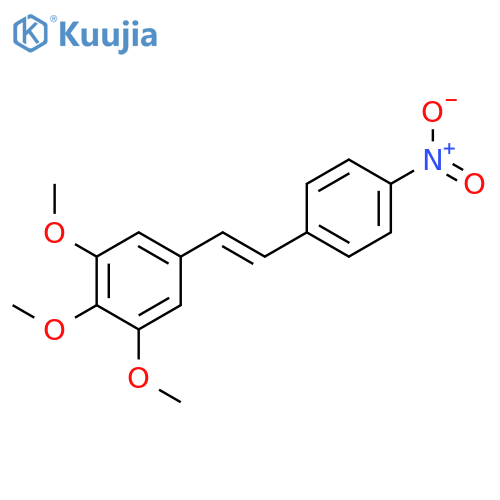 BENZENE, 1,2,3-TRIMETHOXY-5-[2-(4-NITROPHENYL)ETHENYL]- structure