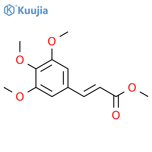 Methyl 3,4,5-trimethoxycinnamate structure