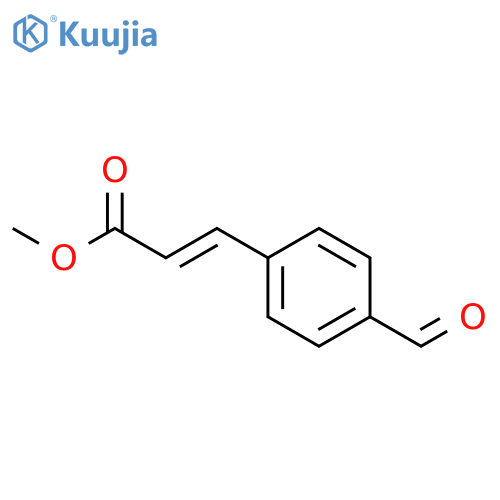 methyl 3-(4-formylphenyl)prop-2-enoate structure