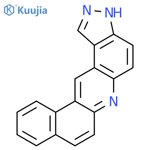 3H-BENZO[A]PYRAZOLO[3,4-J]ACRIDINE structure