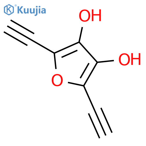 3,4-Furandiol,2,5-diethynyl- structure
