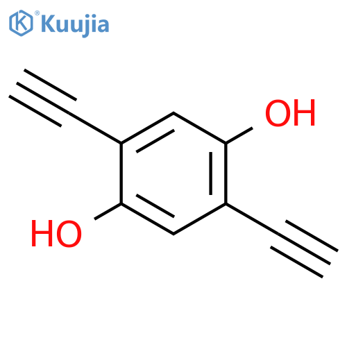 2,5-diethynylbenzene-1,4-diol structure