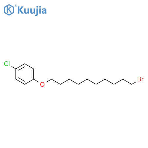 BENZENE, 1-[(10-BROMODECYL)OXY]-4-CHLORO- structure