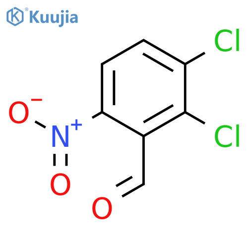 2,3-Dichloro-6-nitrobenzaldehyde structure
