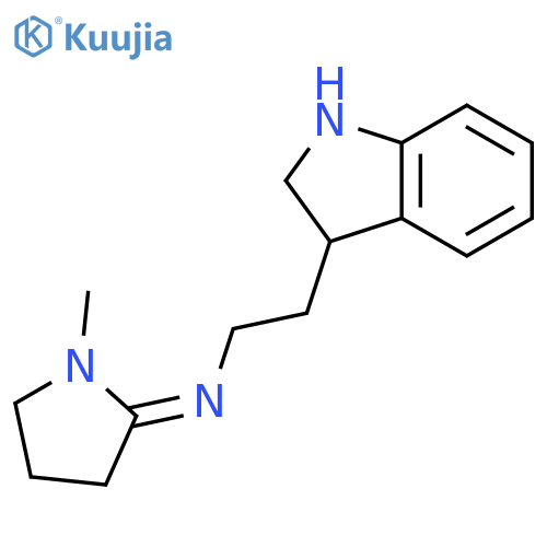 1H-INDOLE-3-ETHANAMINE, 2,3-DIHYDRO-N-(1-METHYL-2-PYRROLIDINYLIDENE)- structure