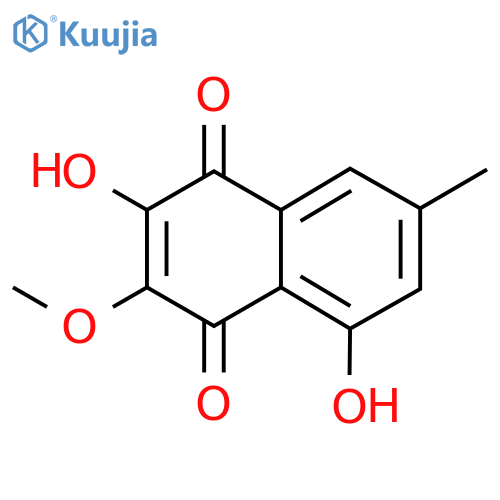 1,4-Naphthalenedione, 2,5-dihydroxy-3-methoxy-7-methyl- structure