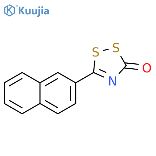 3H-1,2,4-Dithiazol-3-one, 5-(2-naphthalenyl)- structure