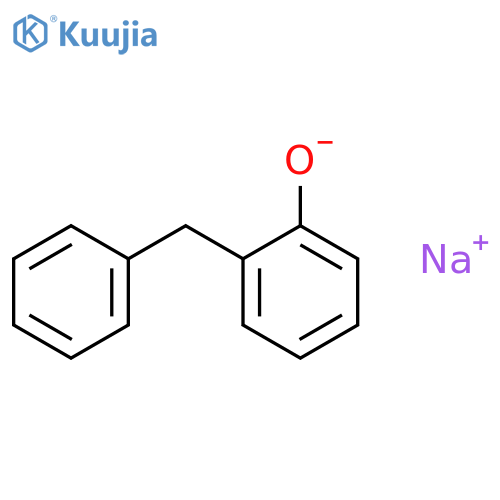 sodium o-benzylphenolate structure
