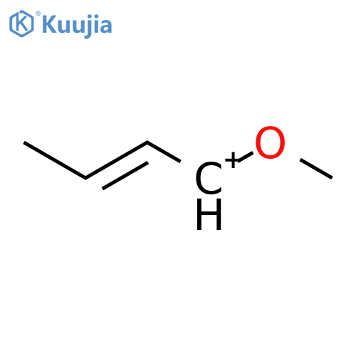 2-Butenylium, 1-methoxy- structure