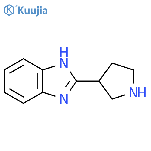 2-(pyrrolidin-3-yl)-1H-1,3-benzodiazole structure