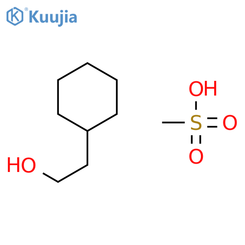 Cyclohexaneethanol, methanesulfonate structure