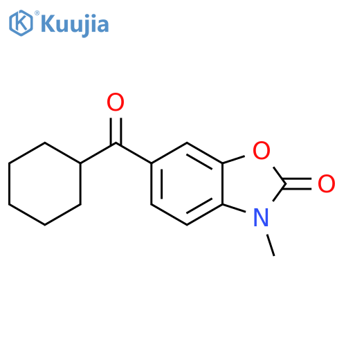 2(3H)-BENZOXAZOLONE, 6-(CYCLOHEXYLCARBONYL)-3-METHYL- structure