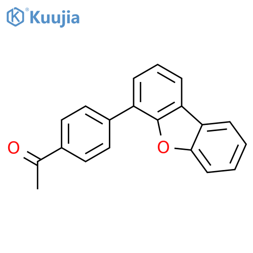 ETHANONE, 1-[4-(4-DIBENZOFURANYL)PHENYL]- structure