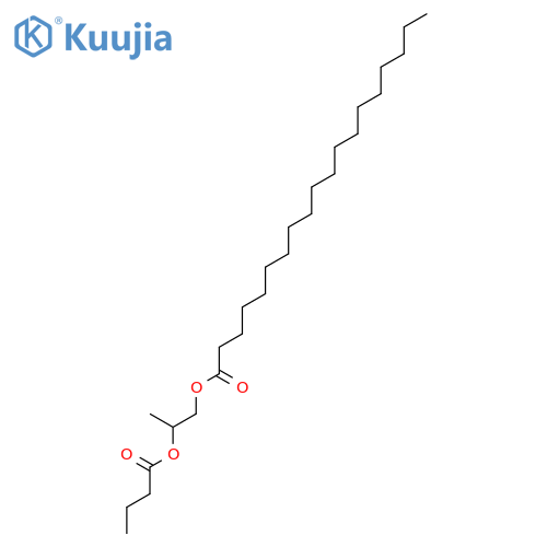 2-(Butanoyloxy)propyl nonadecanoate structure
