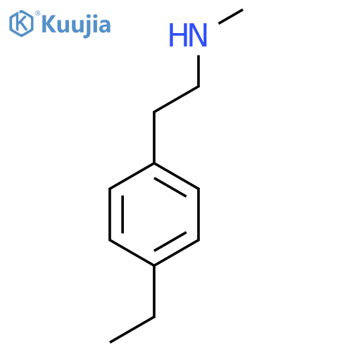 2-(4-ethylphenyl)ethyl(methyl)amine structure