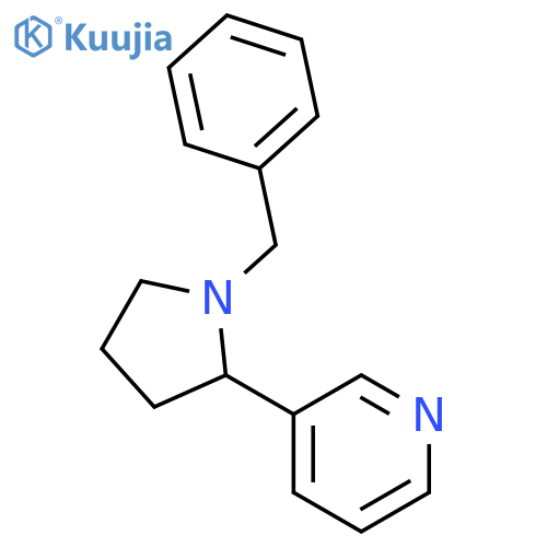 3-(1-benzylpyrrolidin-2-yl)pyridine structure