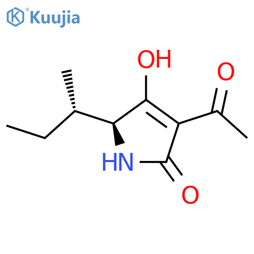 2,4-Pyrrolidinedione,3-(1-hydroxyethylidene)-5-[(1S)-1-methylpropyl]-, (3Z,5S)- structure