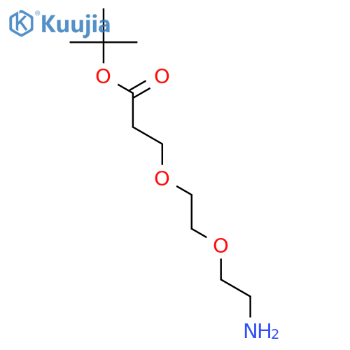 NH2-PEG2-C2-Boc structure