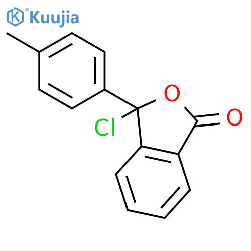 3-Chloro-3-(4-methylphenyl)-2-benzofuran-1(3H)-one structure
