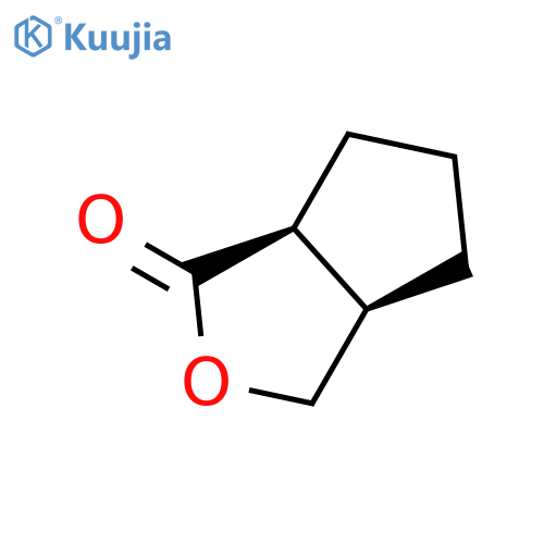 1H-Cyclopenta[c]furan-1-one, hexahydro-, (3aR,6aS)- structure