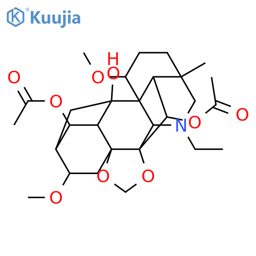 Aconitane-6,10,14-triol,20-ethyl-1,16-dimethoxy-4-methyl-7,8-[methylenebis(oxy)]-, 6,14-diacetate, (1a,6b,14a,16b)- structure