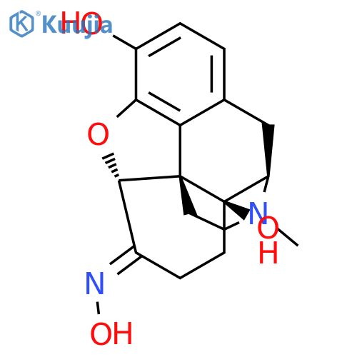Morphinan-6-one, 4,5-epoxy-3,14-dihydroxy-17-methyl-, oxime, (5a)- structure
