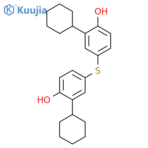 Phenol, 4,4'-thiobis[2-cyclohexyl- structure