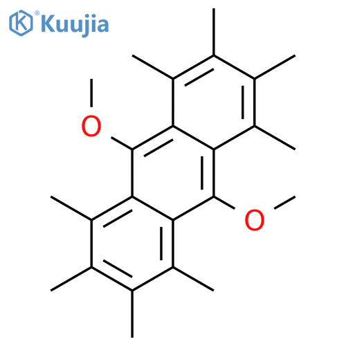 Anthracene, 9,10-dimethoxy-1,2,3,4,5,6,7,8-octamethyl- structure