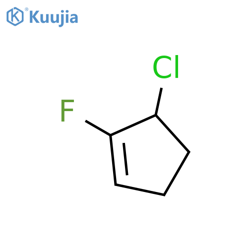 Cyclopentene, 5-chloro-1-fluoro- structure