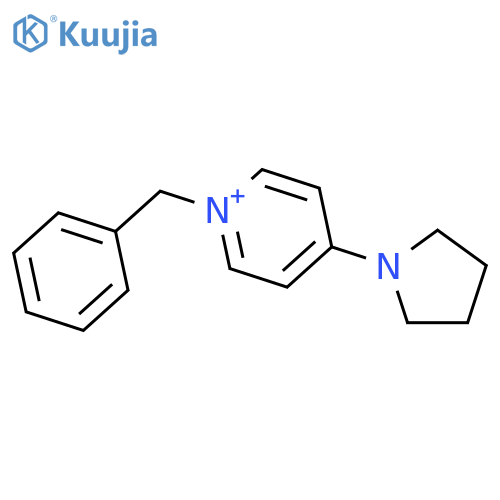 PYRIDINIUM, 1-(PHENYLMETHYL)-4-(1-PYRROLIDINYL)- structure