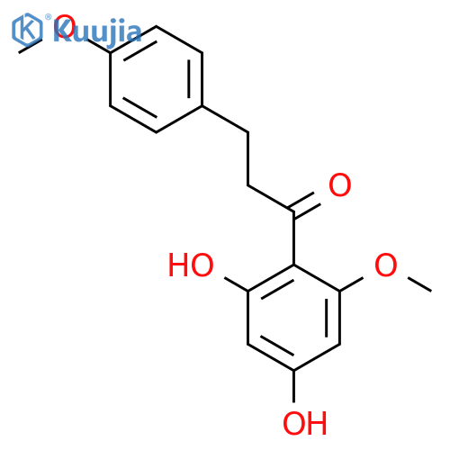 2′,4′-dihydroxy-4,6′-dimethoxydihydrochalcone structure