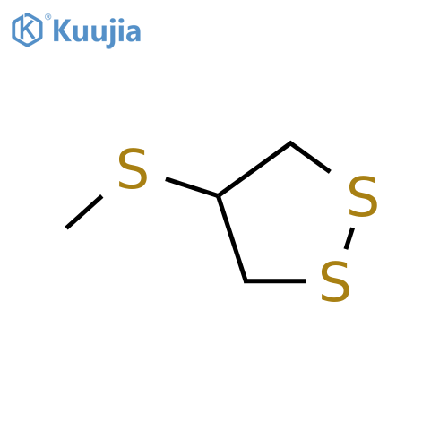 1,2-Dithiolane,4-(methylthio)- structure