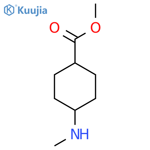 Methyl cis-4-(methylamino)cyclohexanecarboxylate structure
