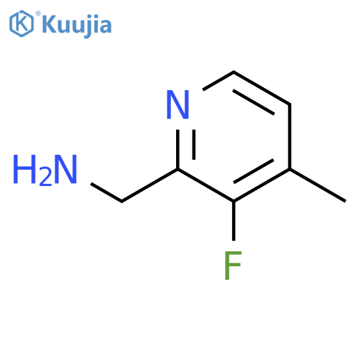 (3-fluoro-4-methylpyridin-2-yl)methanamine structure