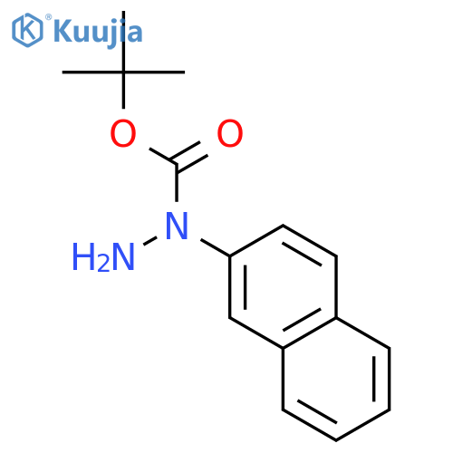 HYDRAZINECARBOXYLIC ACID, 1-(2-NAPHTHALENYL)-, 1,1-DIMETHYLETHYL ESTER structure