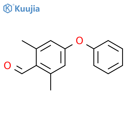 BENZALDEHYDE, 2,6-DIMETHYL-4-PHENOXY- structure