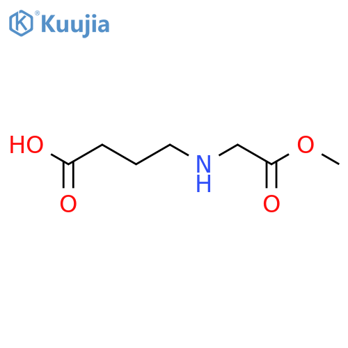 4-(methoxycarbonyl)(methyl)aminobutanoic acid structure