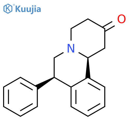 2H-Benzo[a]quinolizin-2-one, 1,3,4,6,7,11b-hexahydro-7-phenyl-, trans- structure