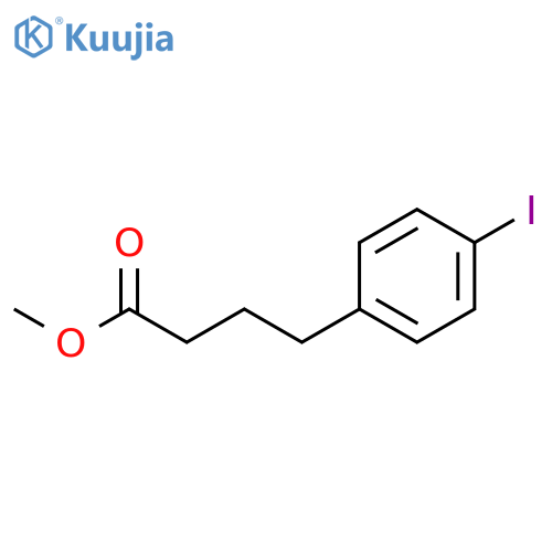 Methyl 4-(4-iodophenyl)butanoate structure