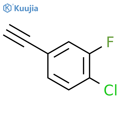 1-Chloro-4-ethynyl-2-fluorobenzene structure