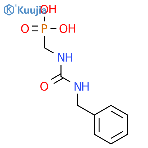 PHOSPHONIC ACID, [[[[(PHENYLMETHYL)AMINO]CARBONYL]AMINO]METHYL]- structure