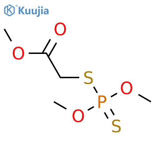 Methyl (Dimethoxyphosphinothioylthio)acetate structure