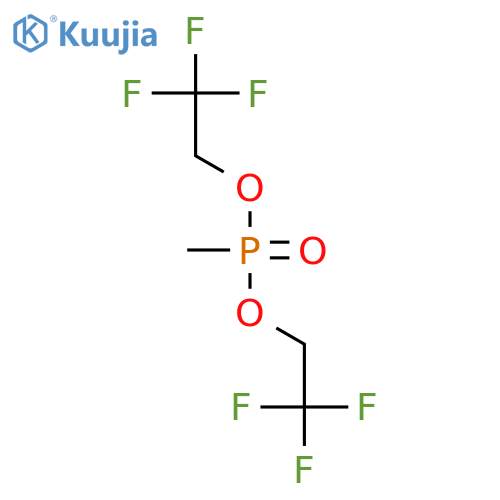 Bis(2,2,2-trifluoroethyl) Methylphosphonate structure